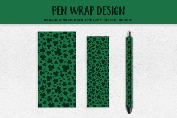 Download St Patricks Day Leopard Pen Wrap PNG - Pen Collection