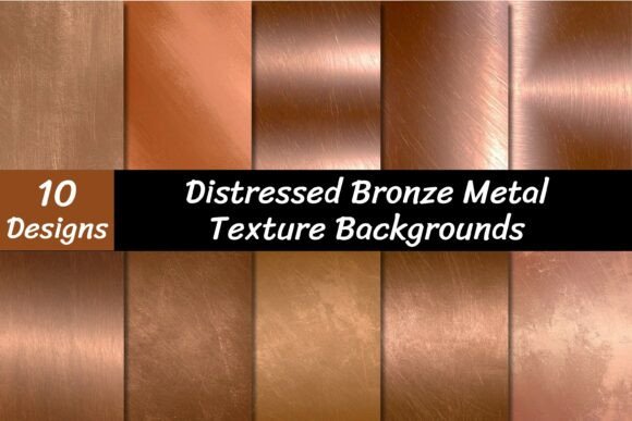 Download Distressed Bronze Metal Textures - Bronze metal Collection