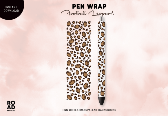 Download American Football Leopard Pen Wrap - Pen Collection