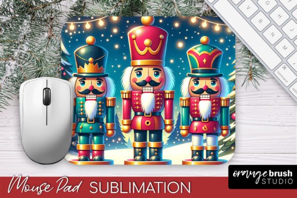 Download Christmas Mouse Pad Nutcrackers Design - Christmas mouse pad Collection