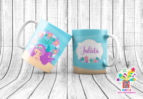 Download Mermaid Mug Sublimation Designs #2 - Mug sublimation designs Collection