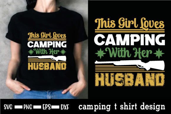 Download Camping Quote Trendy T Shirt Design - Premium Resources