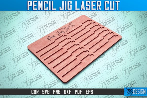 Download Pen Jig Laser Cut SVG | Teacher Gift SVG - Pen Collection