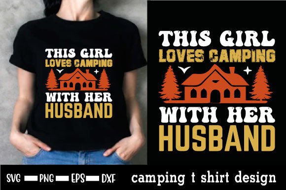 Download Camping Quote Trendy T Shirt Design - Premium Resources