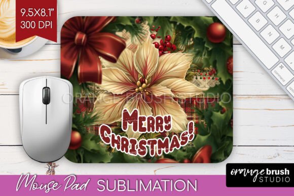Download Vintage Christmas Mouse Pad Sublimation - Christmas mouse pad Collection