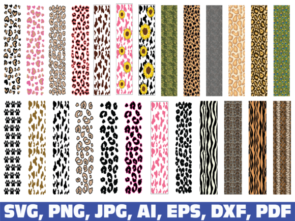 Download Animal Print Glitter Pen Wraps - Pen Collection