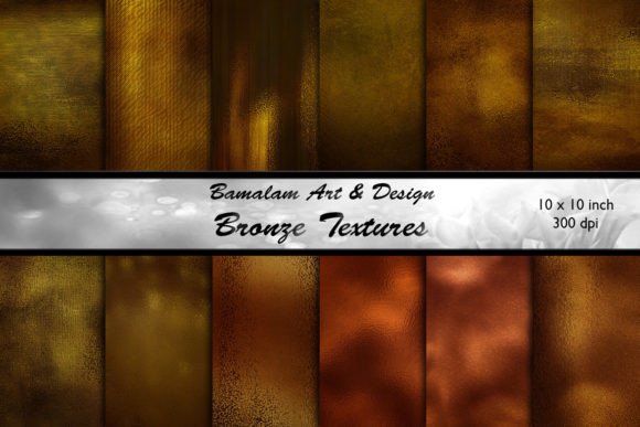Download 12 Bronze Metal Textures - Bronze metal Collection